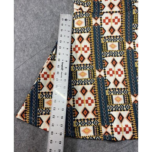 H & M Dress Womens Size XS A Line Stretch Sleeveless Aztec Design Mini - Picture 5 of 9